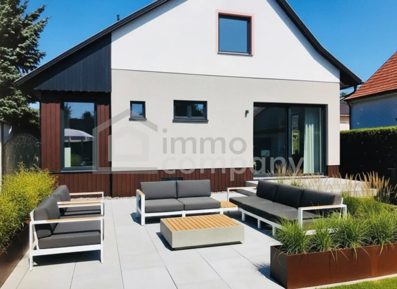 Freihaus im Secret Garden, ein Prachtgarten, im Nahbereich von Baden