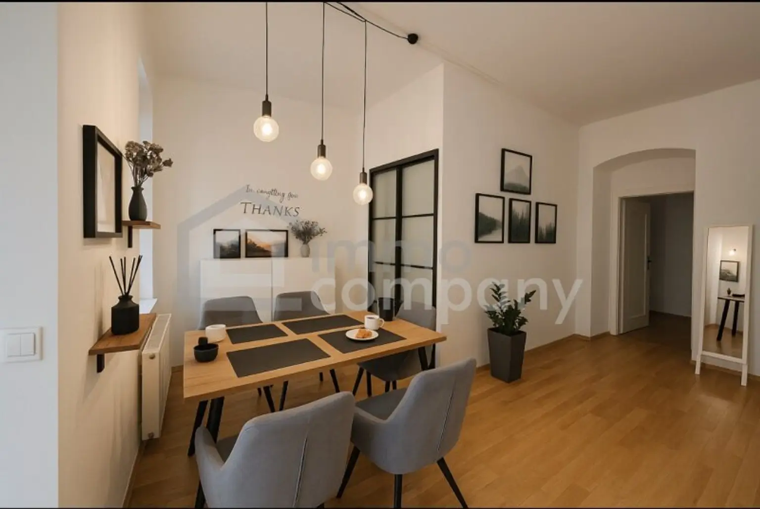 Stilvolle 3 - Zimmer - Wohnung mit Garten und Terrasse - urbanes Wohnen im 2.Bezirk