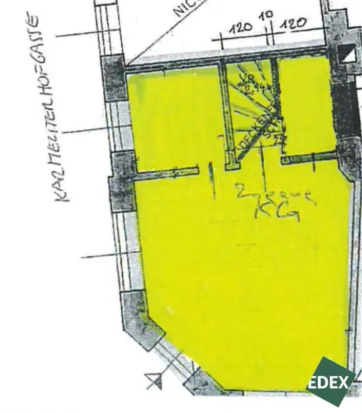 Großes Souterrain mit Erdgeschossfläche