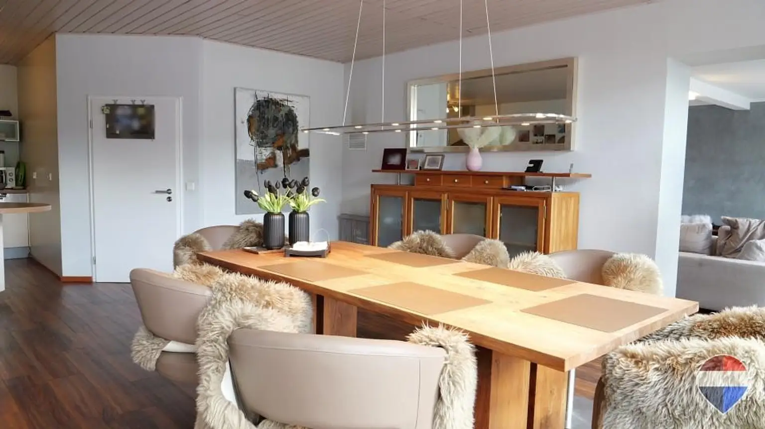 Wohnbereich, Esszimmer