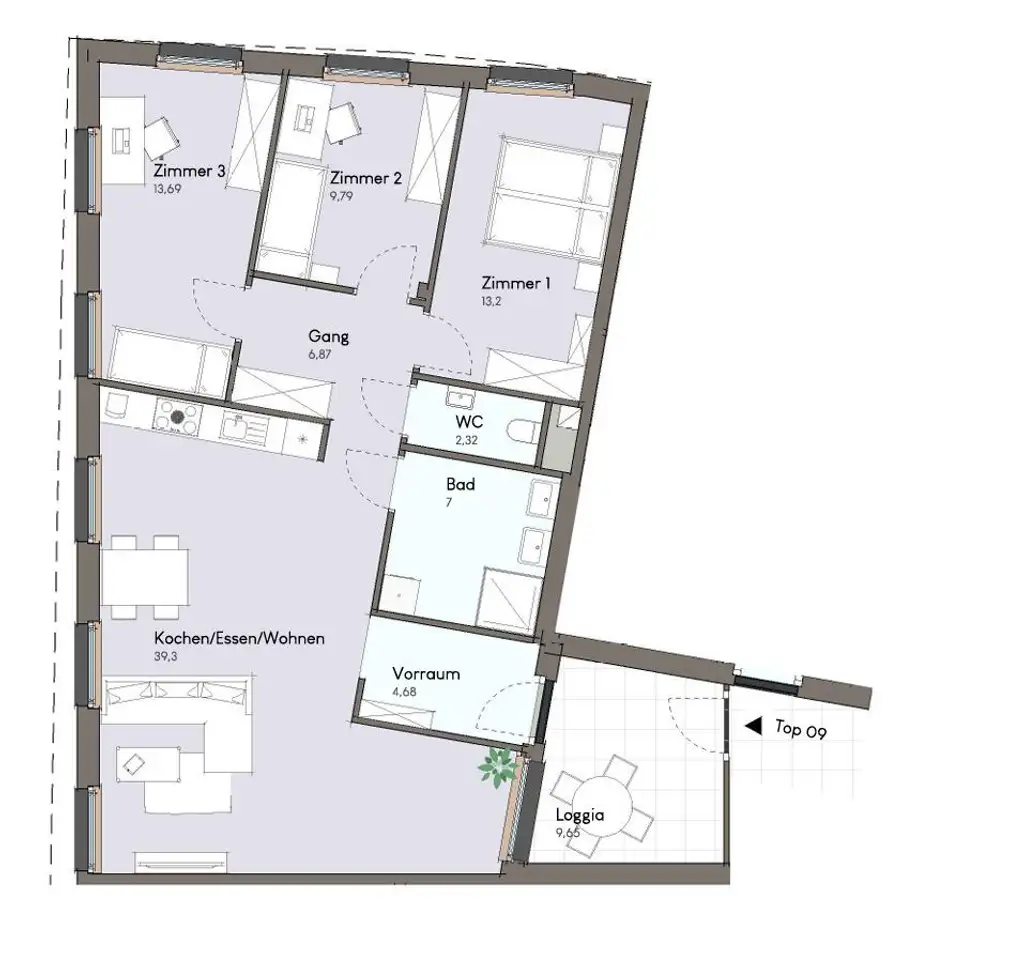 Open-Hause-Day / Samstag, 18.Oktober 2025 von 10:00 bis 14:00 Uhr | 4-Zimmer-Wohnung mit Loggia|  2 Garagenplätze möglich