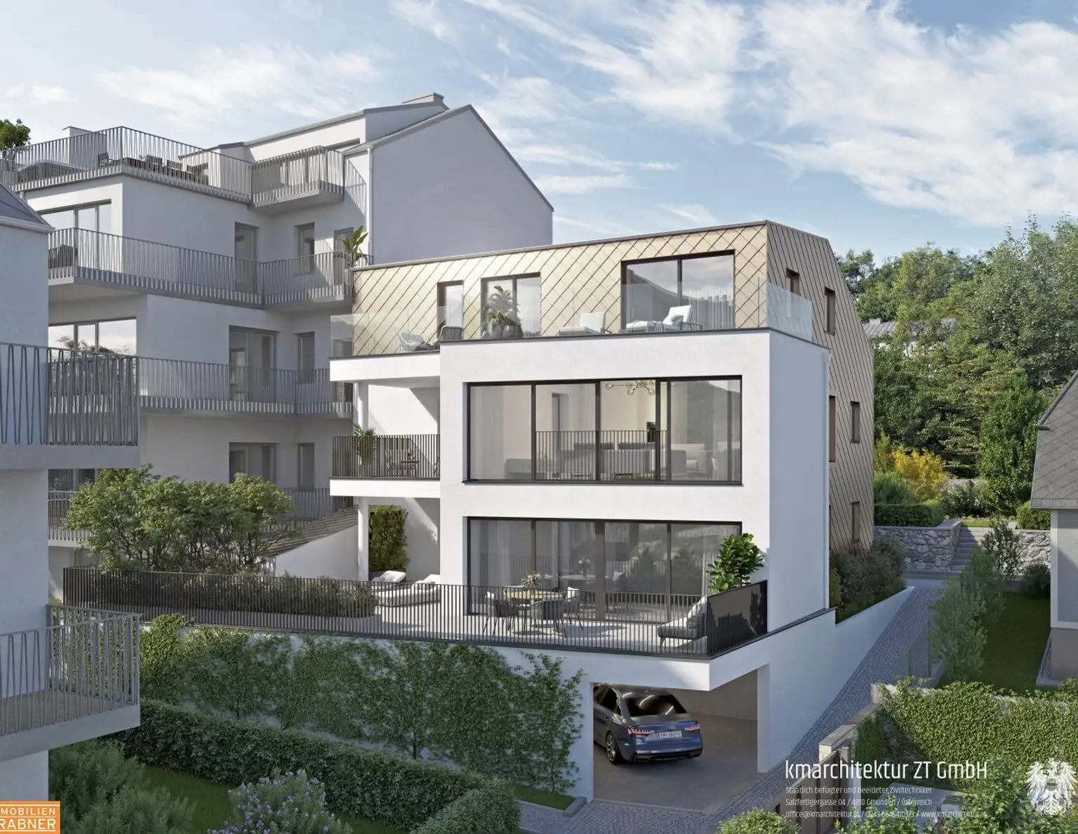 Stilvolle 4-Zimmer-Architektenwohnung mit großzügigem Wohngefühl in Gmunden