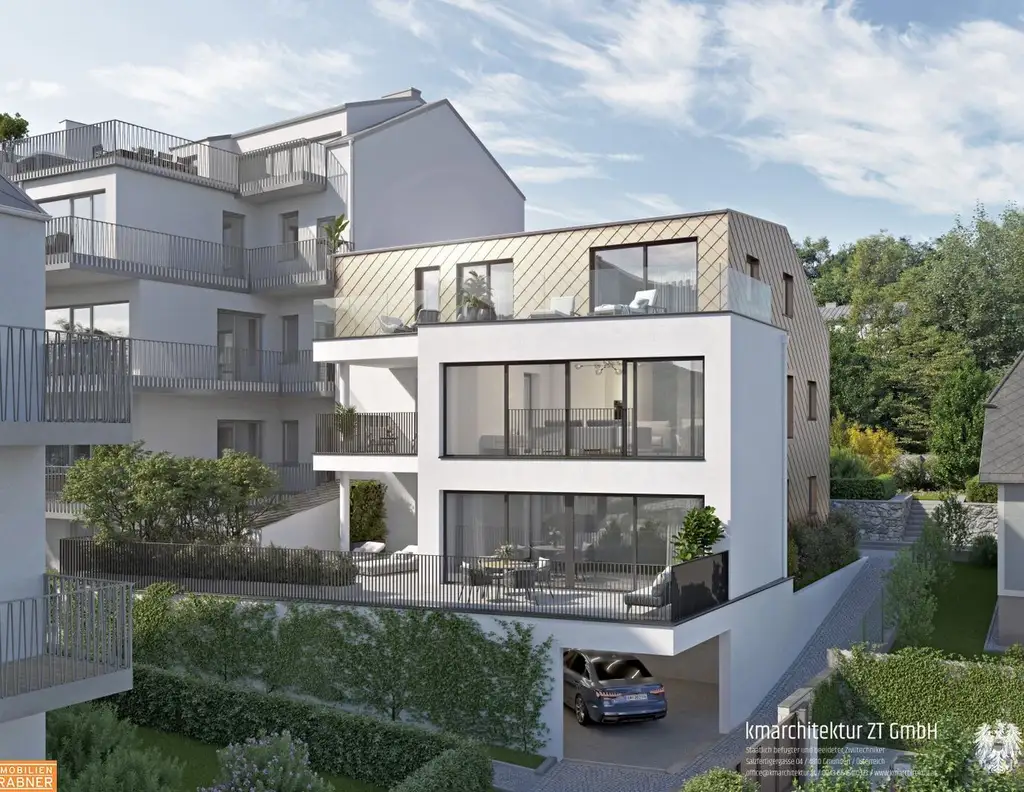Stilvolle 4-Zimmer-Architektenwohnung mit großzügigem Wohngefühl in Gmunden