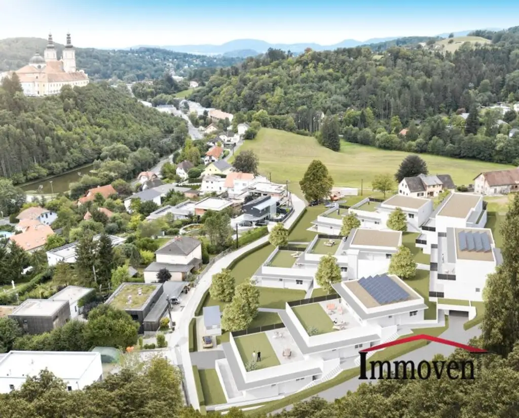 FINANZIERUNGSAKTION* - Erstbezug und Ruhelagein Mariatrost: moderne 3-Zimmerwohnung mit Terrasse und 2 Tiefgaragenplätze