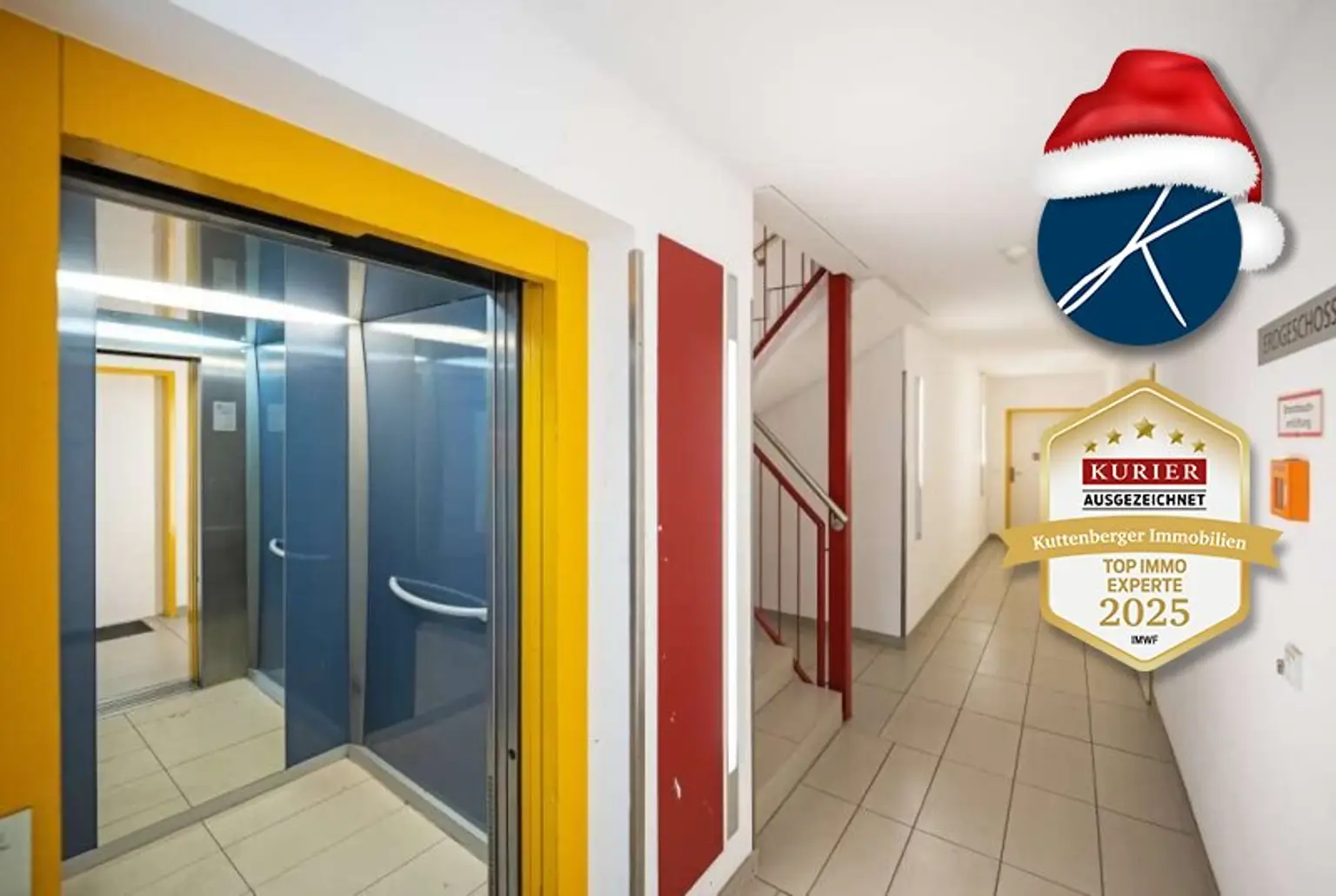 Lift und Stiegenhaus