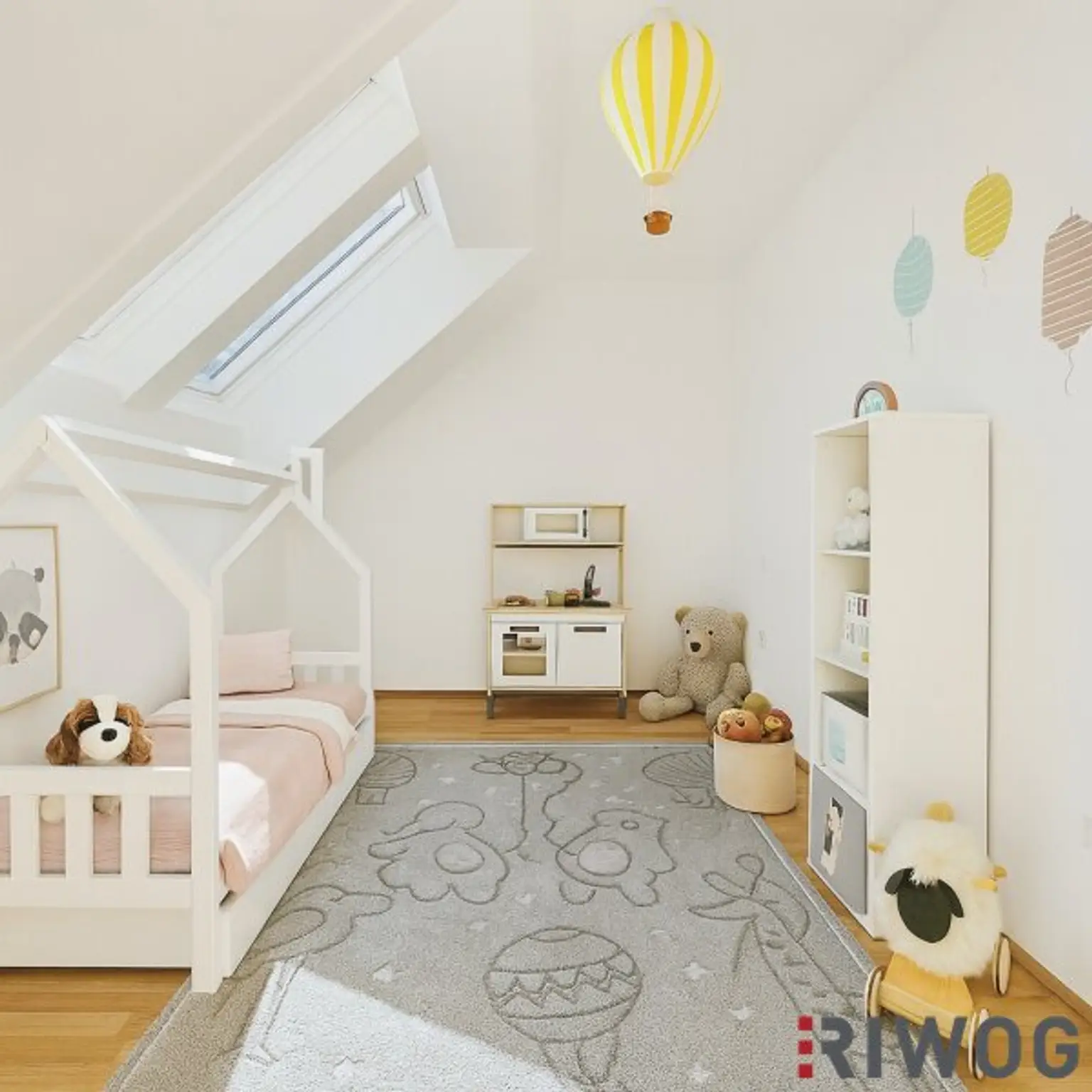 Erstbezug nach Errichtung | 3-Zimmer Dachgeschosswohnung mit Balkon in ruhigen Innenhof | PKW-Abstellplatz | fertiggestellt & bezugsbereit