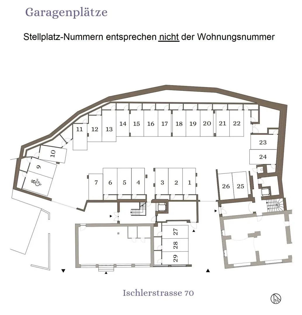 NEUBAU-Residenzen für ZWEITWOHNSITZ oder TOURISTISCHE VERMIETUNG im Ortszentrum von Bad Aussee - von 45 bis 170m² mit Terrassen
