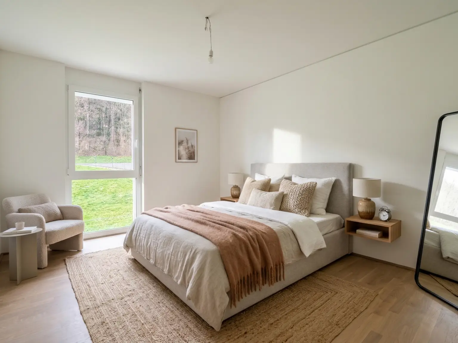 KI Staging Schlafzimmer