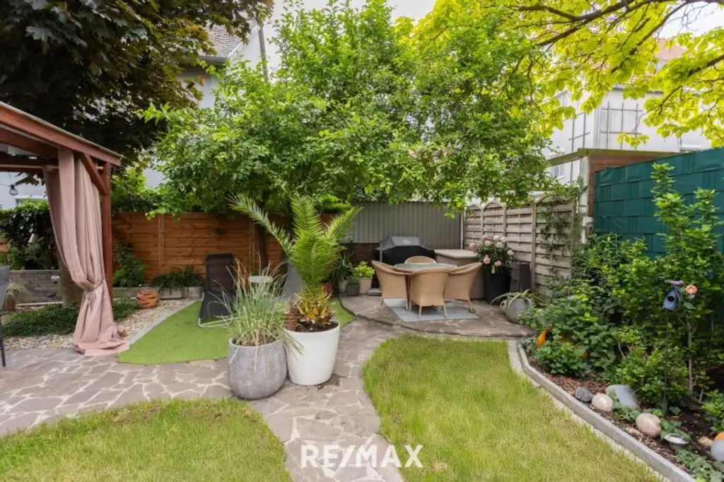 Idyllisches Reihenhaus mit Garten in Essling nahe Lobau und Marchfeld Center