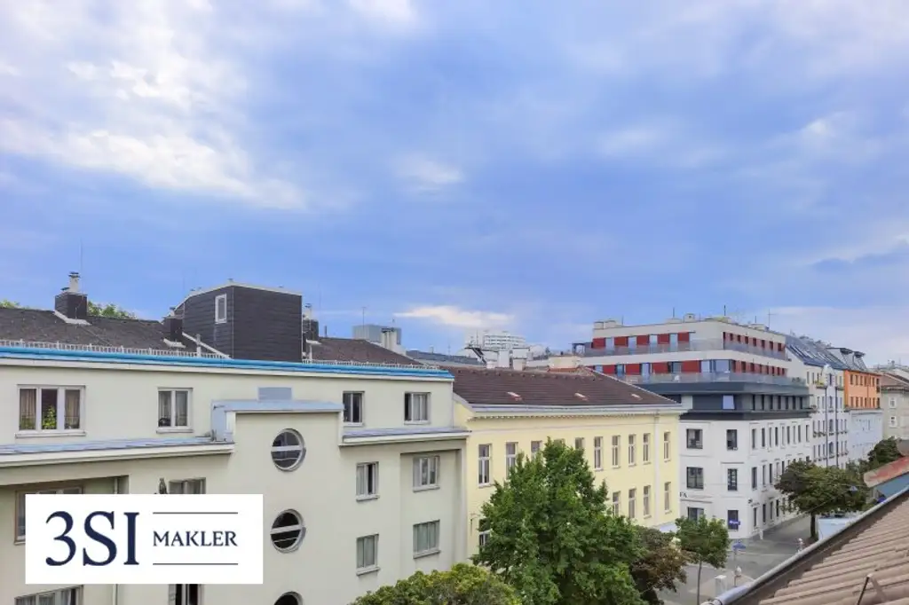Baubewilligter Rohdachboden in begehrter Ottakringer Lage mit Parkblick