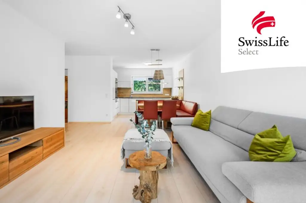 Begehrte Wohnlage: Mietwohnung mit Garten und TG-Stellplatz in Gneis