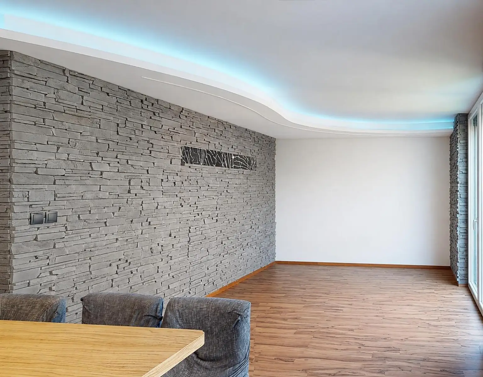 Wohnung - Wohnbereich Visualisierung