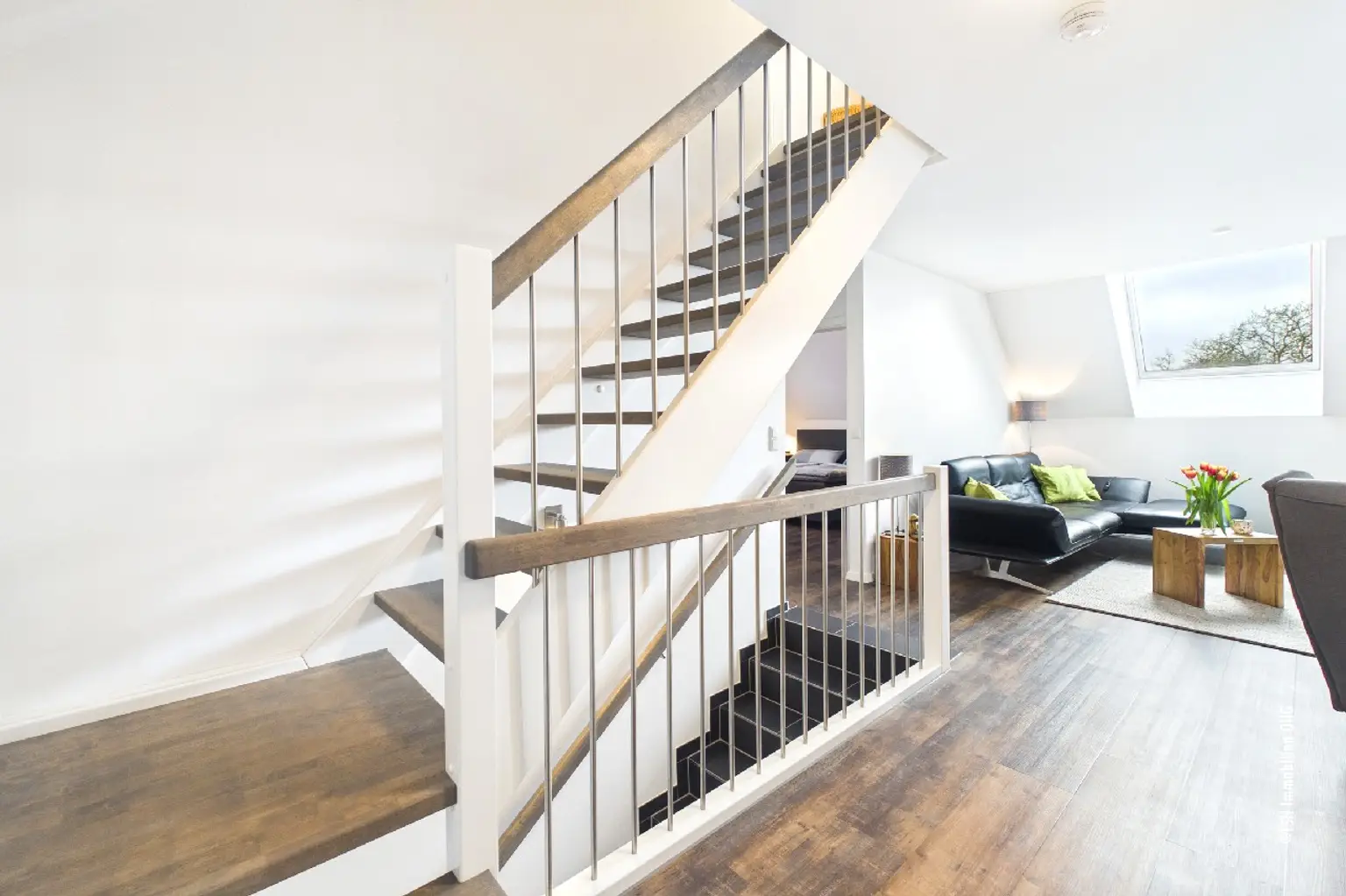 Aufgang zum Dachgeschoss