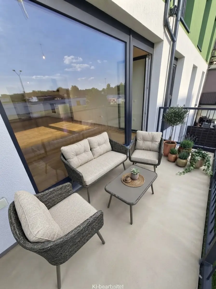 Neubau: Modernes Wohnen auf 76 m² - 3 Zimmer mit Balkon