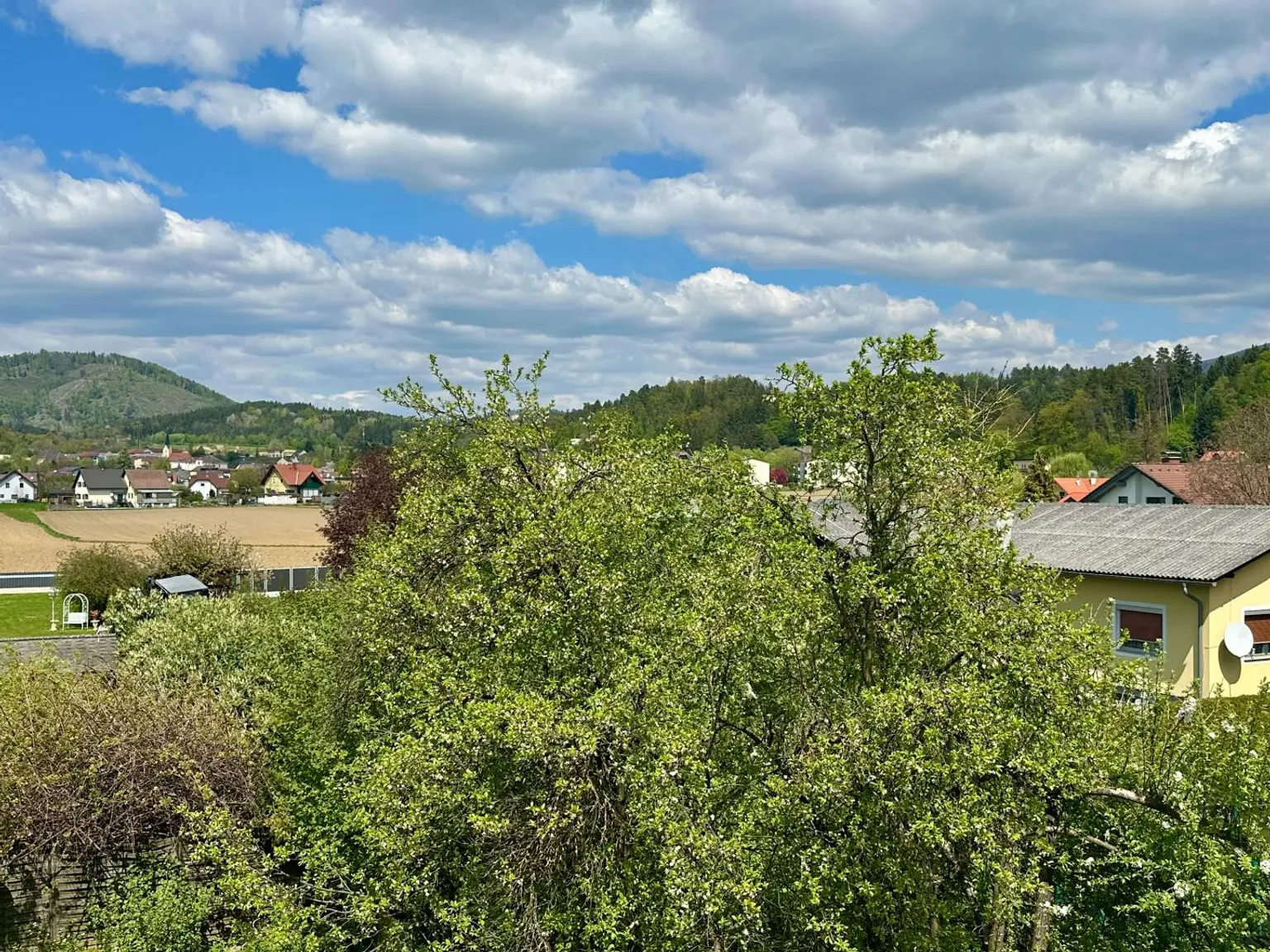Ausblick von der Dachterrasse