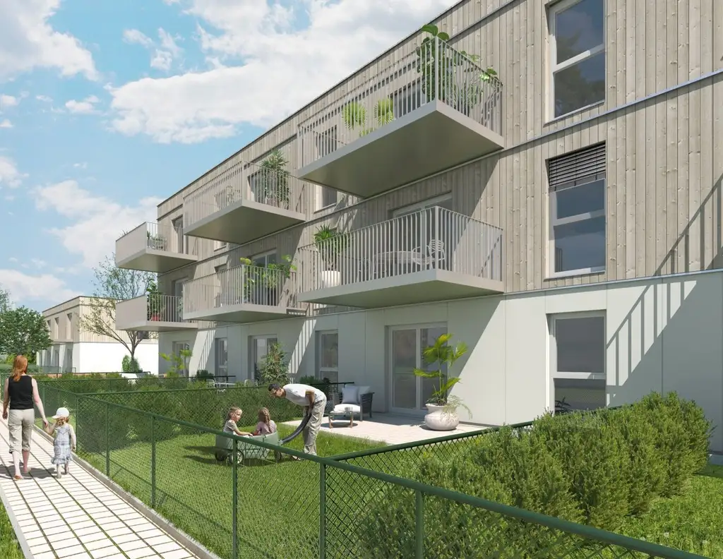 Neubauprojekt Holzblock in der Völkermarkterstraße in Klagenfurt - PROVISIONSFREI