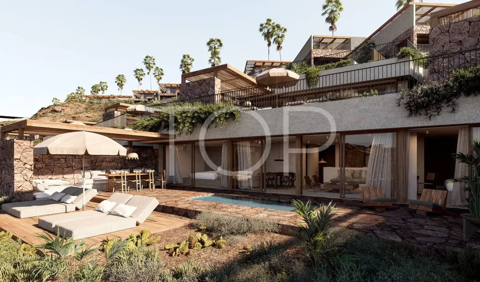 CdA Beach Apartments terraza