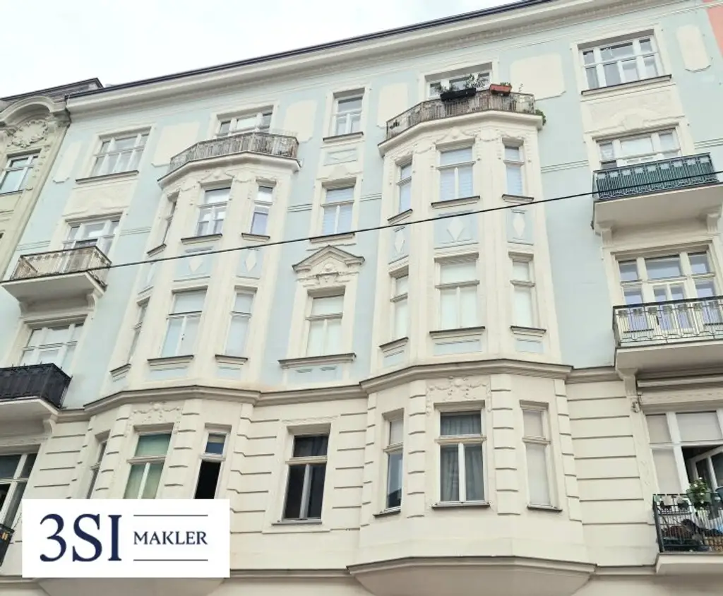 Elegante 3-Zimmer-Wohnung mit sonniger Loggia in grüner Lage im Herzen Wiens