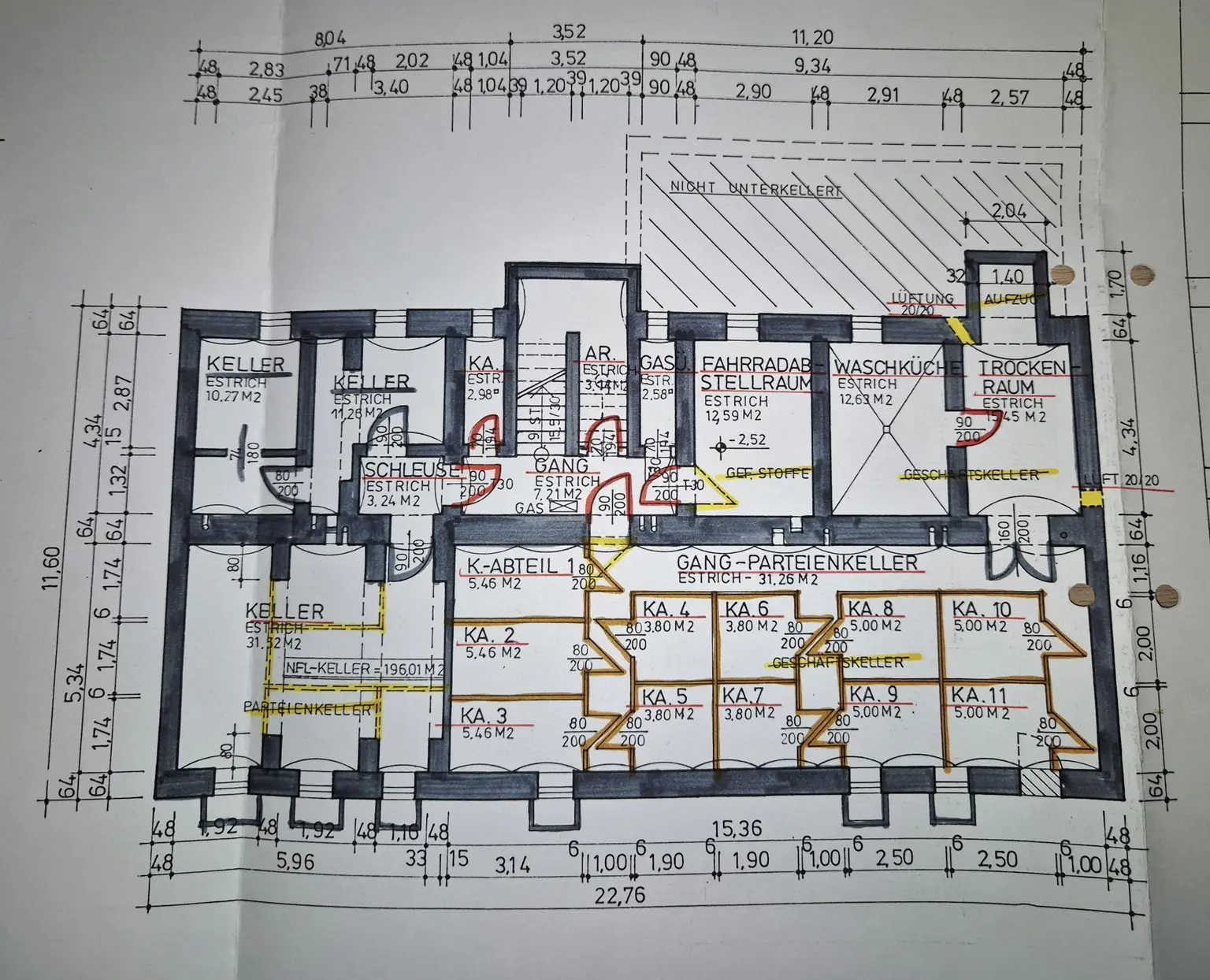 I Zinshaus KG Plan