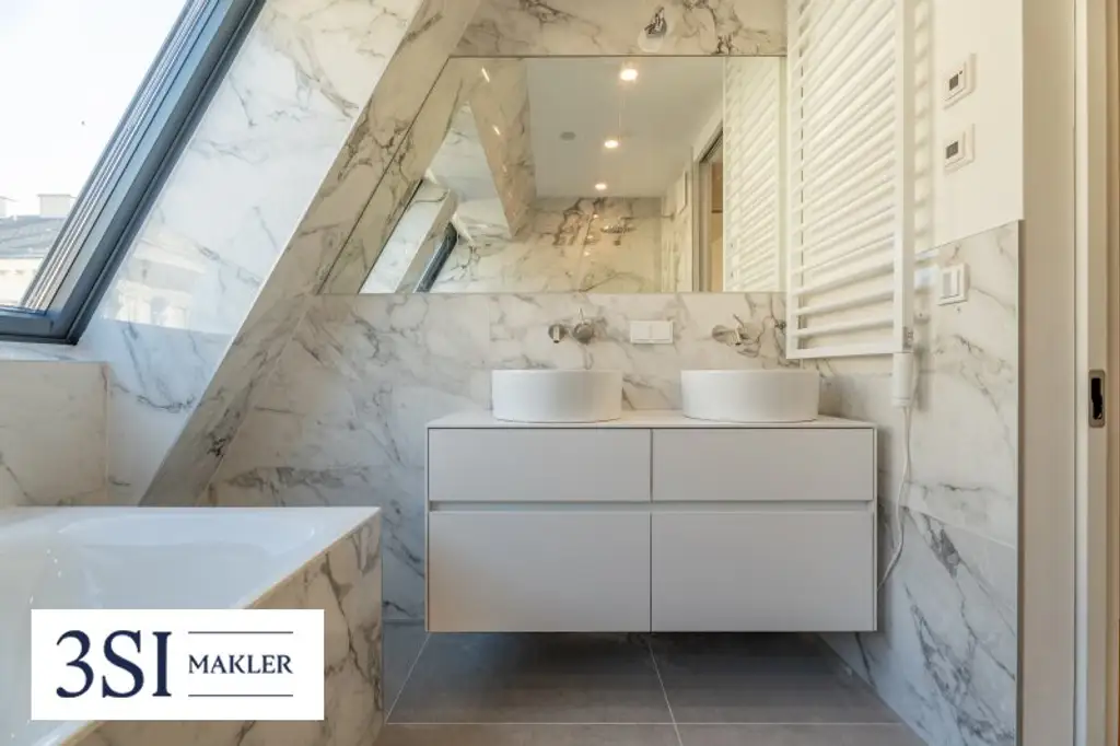 Ein Zuhause zum Wohlfühlen – lichtdurchflutete Dachgeschosswohnung mit Loggia