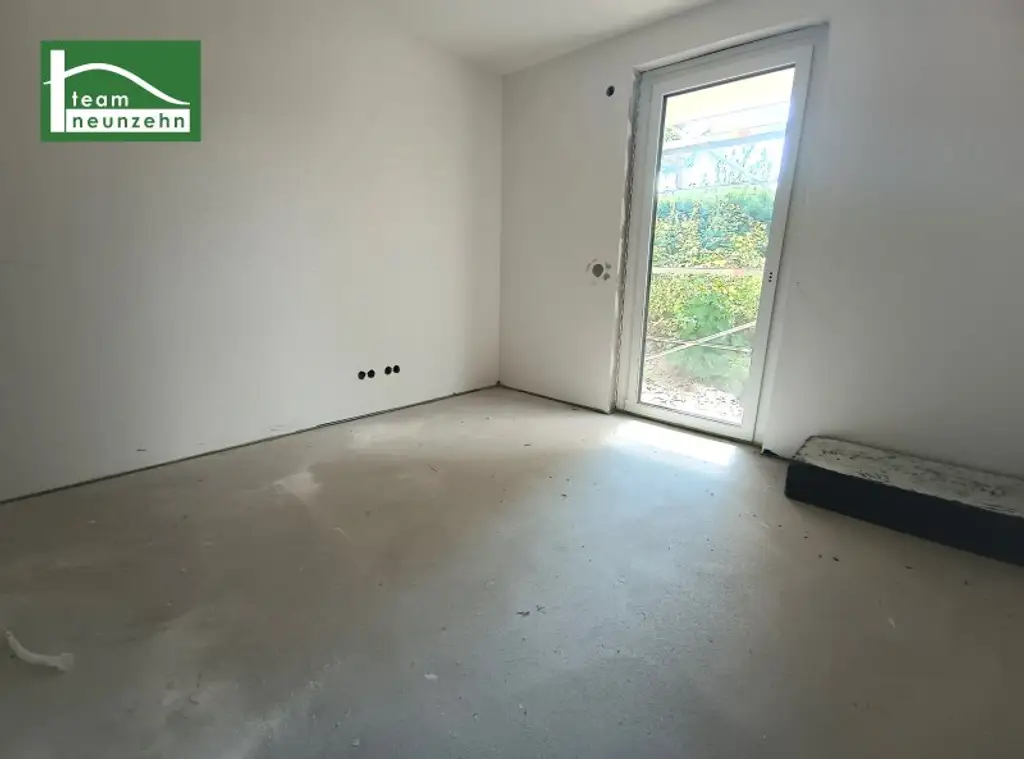 Grüne Oase: Geräumige 2-Zimmer-Wohnung mit Eigengarten in idyllischer Lage! FLORIANI – Quartier am Tullnerfeld