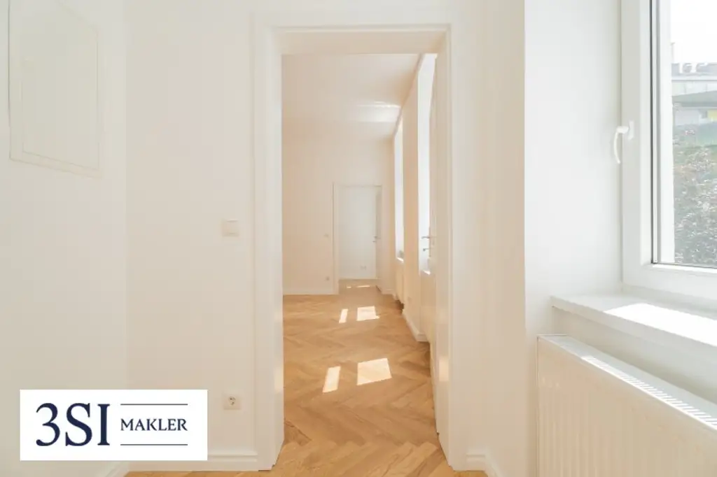 Erstbezug in Hofruhelage – hochwertig sanierter Altbau beim Laubepark