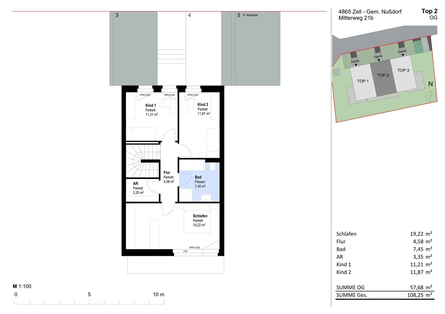 Verkaufsplan RH Top 2 OG 21b