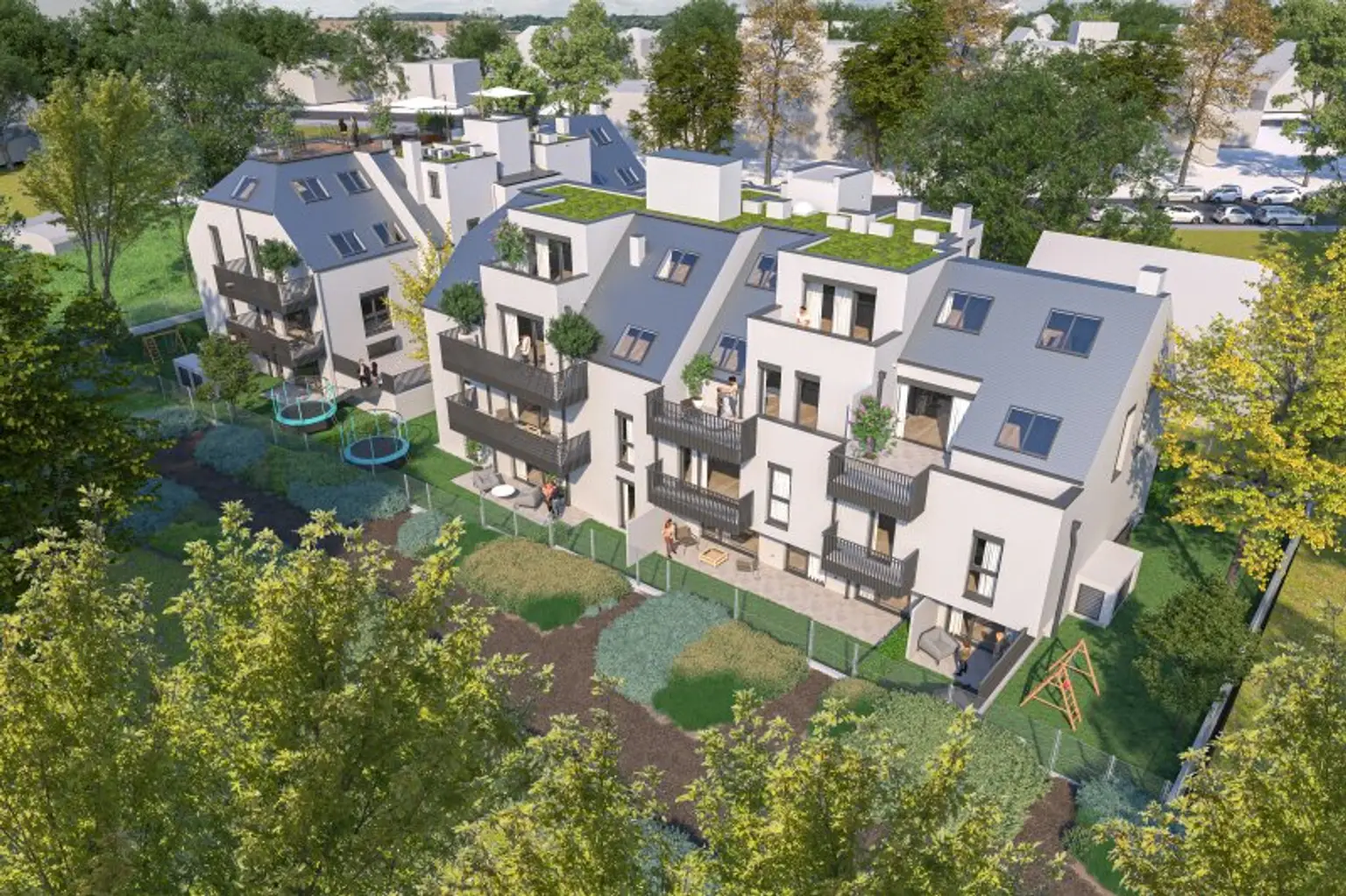 Neues Projekt in der Schwarzelackenau beim Marchfeldkanal - noch 18 Einheiten verfügbar!