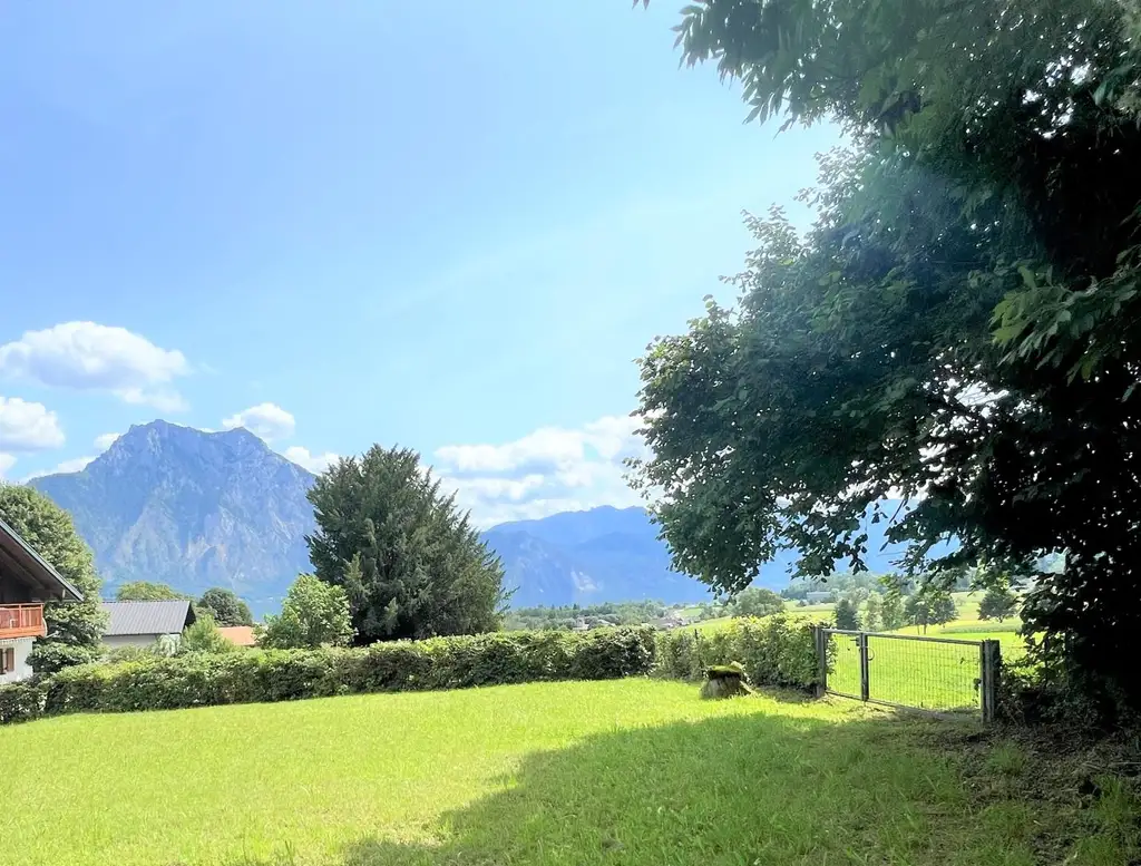 TRAUMGRUNDSTÜCK - SEEBLICK² - TRAUNSTEINBLICK