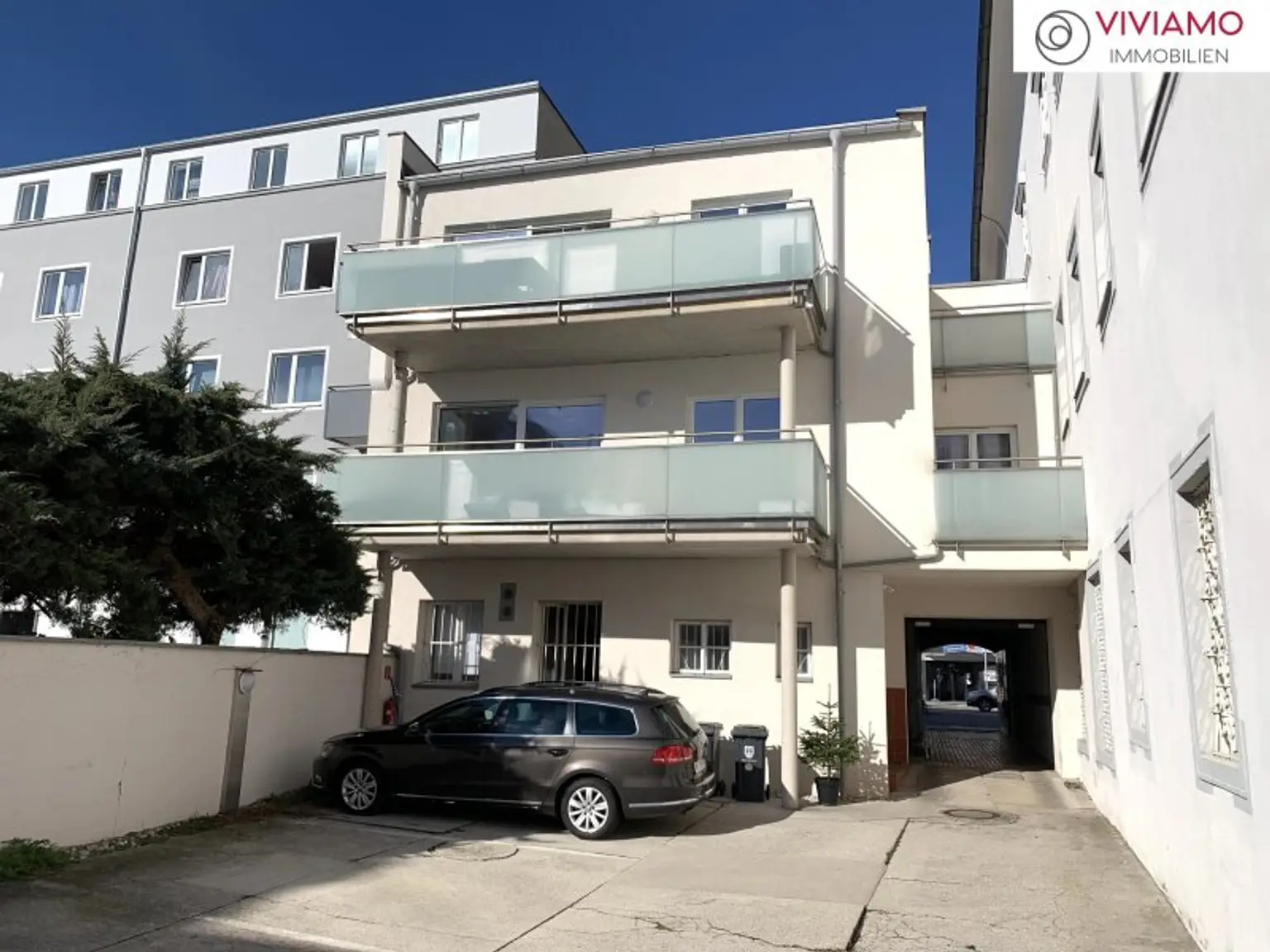 Ansicht außen von Innenhof