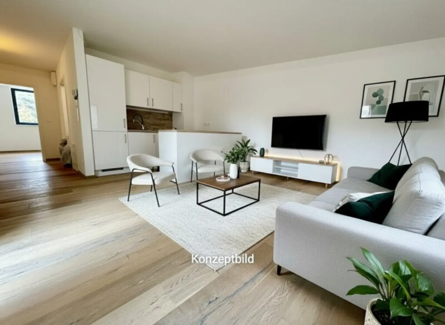 Stadt trifft Natur - Elegante 2-Zimmer Wohnung mit Klimaanlage, Sauna & Terrasse