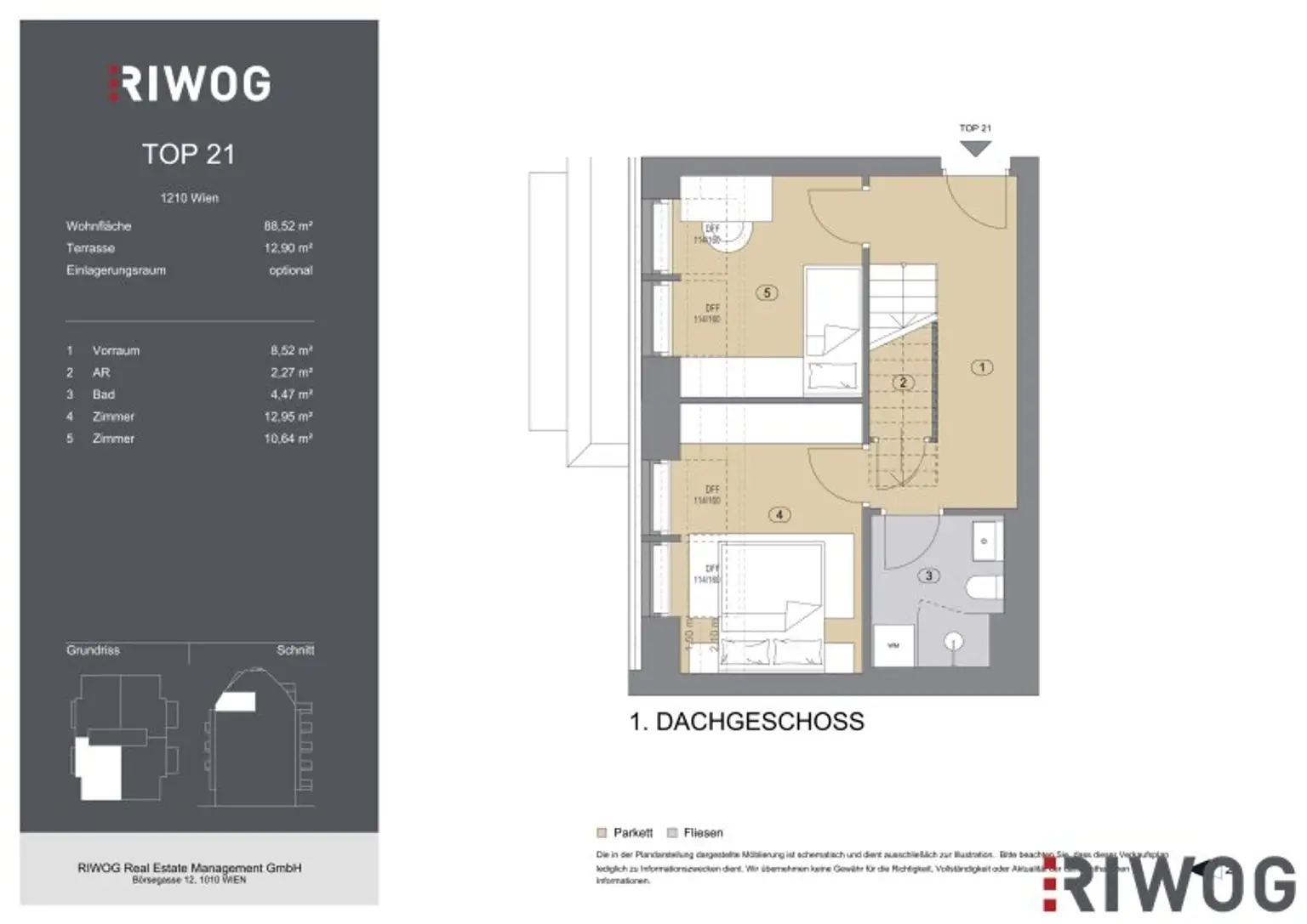 Top 21 Grundriss Etage 1