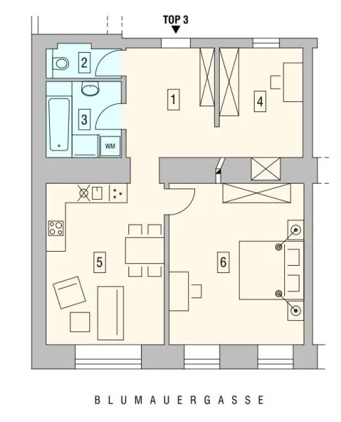 ++NEU++ Fantastische 2-Zimmer Erdgeschoss-Altbauwohnung