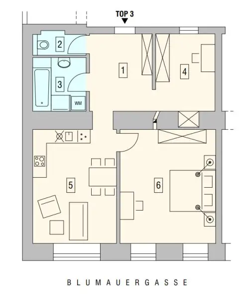 ++NEU++ Fantastische 2-Zimmer Erdgeschoss-Altbauwohnung