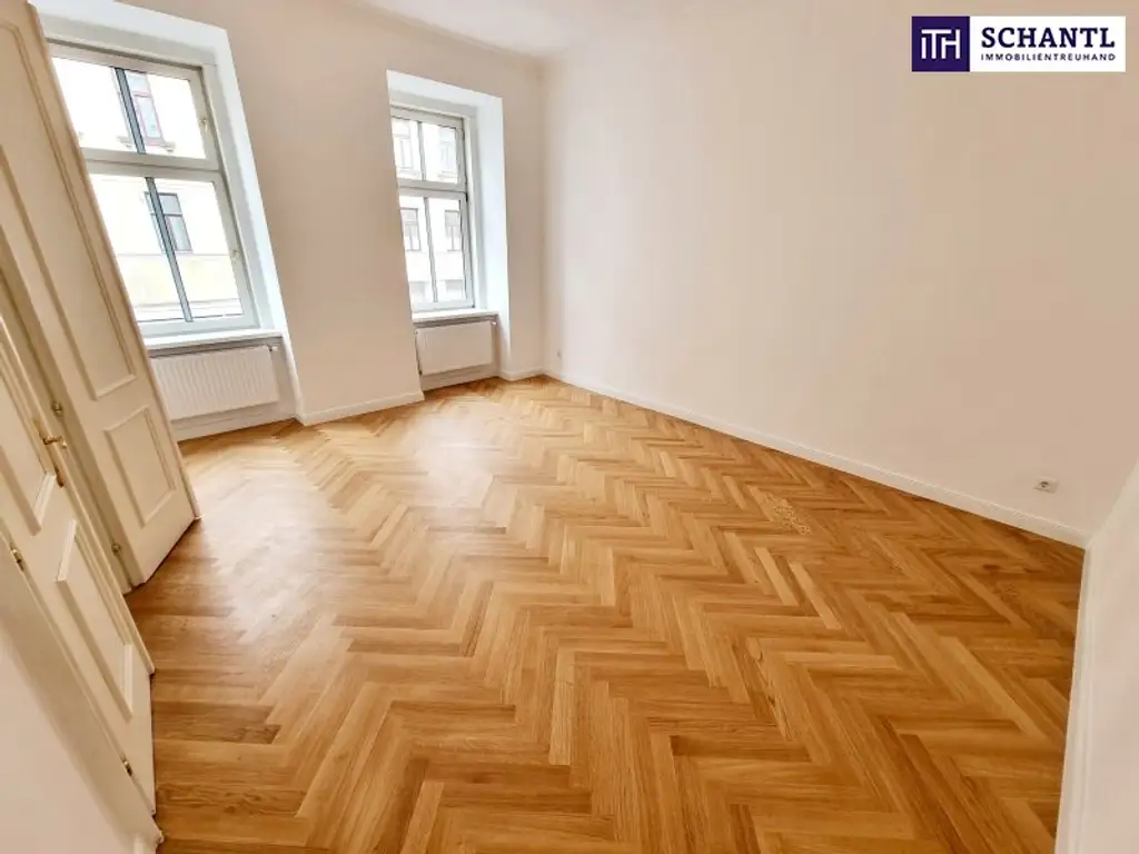 Stuck an der Decke. Gänsehaut im Herzen! 3 Zimmer und separate Küche in Bestlage in 1050 Wien! HIP und TRENDY die Gegend - Magisch schön das Altbauhaus - Ein MUST HAVE die Wohnung! TOP Infrastruktur + Beste öffentliche…