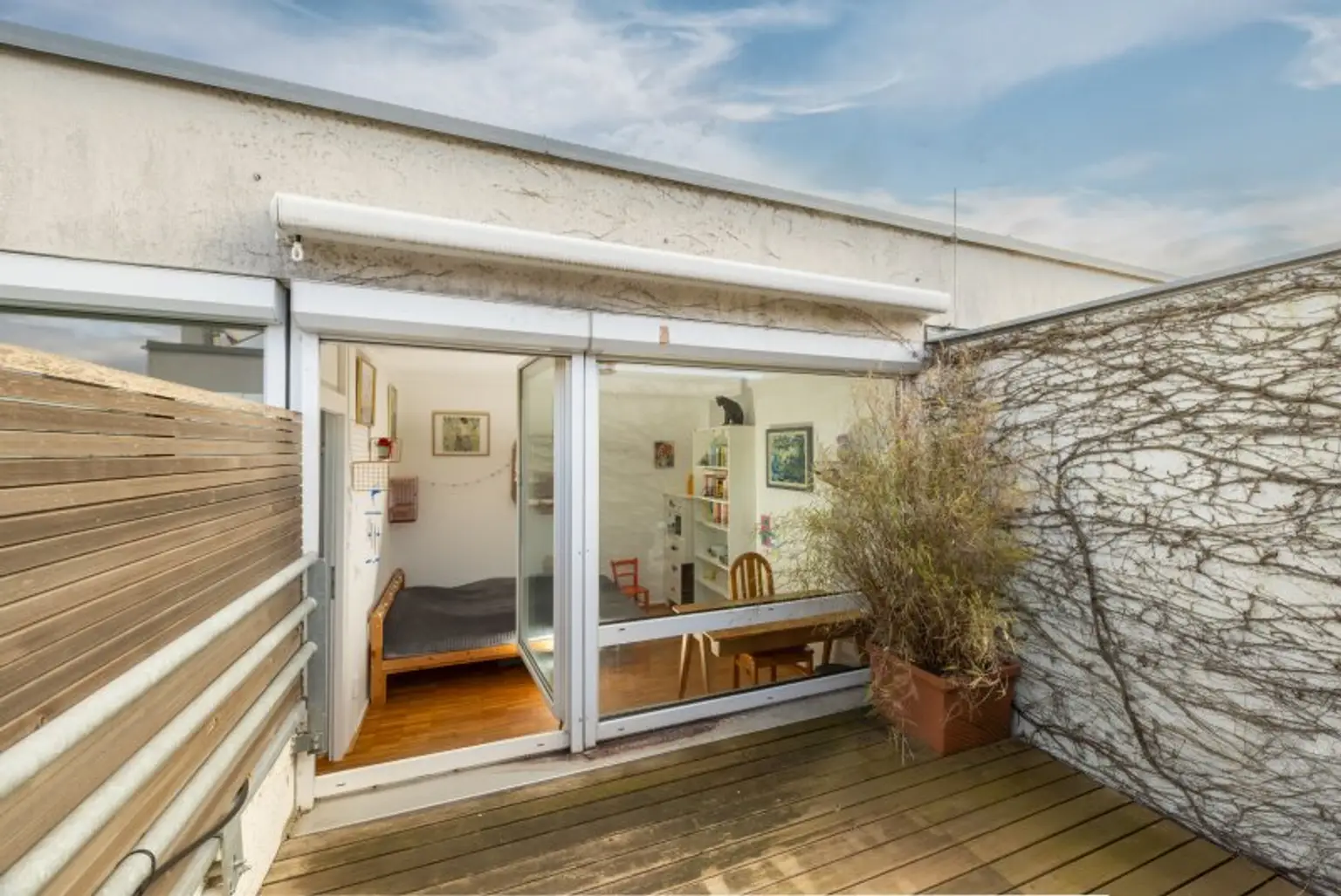 zweite Dachterrasse mit ca. 8,74 m²