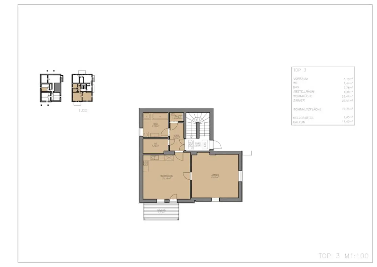 ***Großzügige 2-Zimmer-Wohnung mit Balkon in Top-Lage des 19. Bezirks – Nähe Kahlenberg***