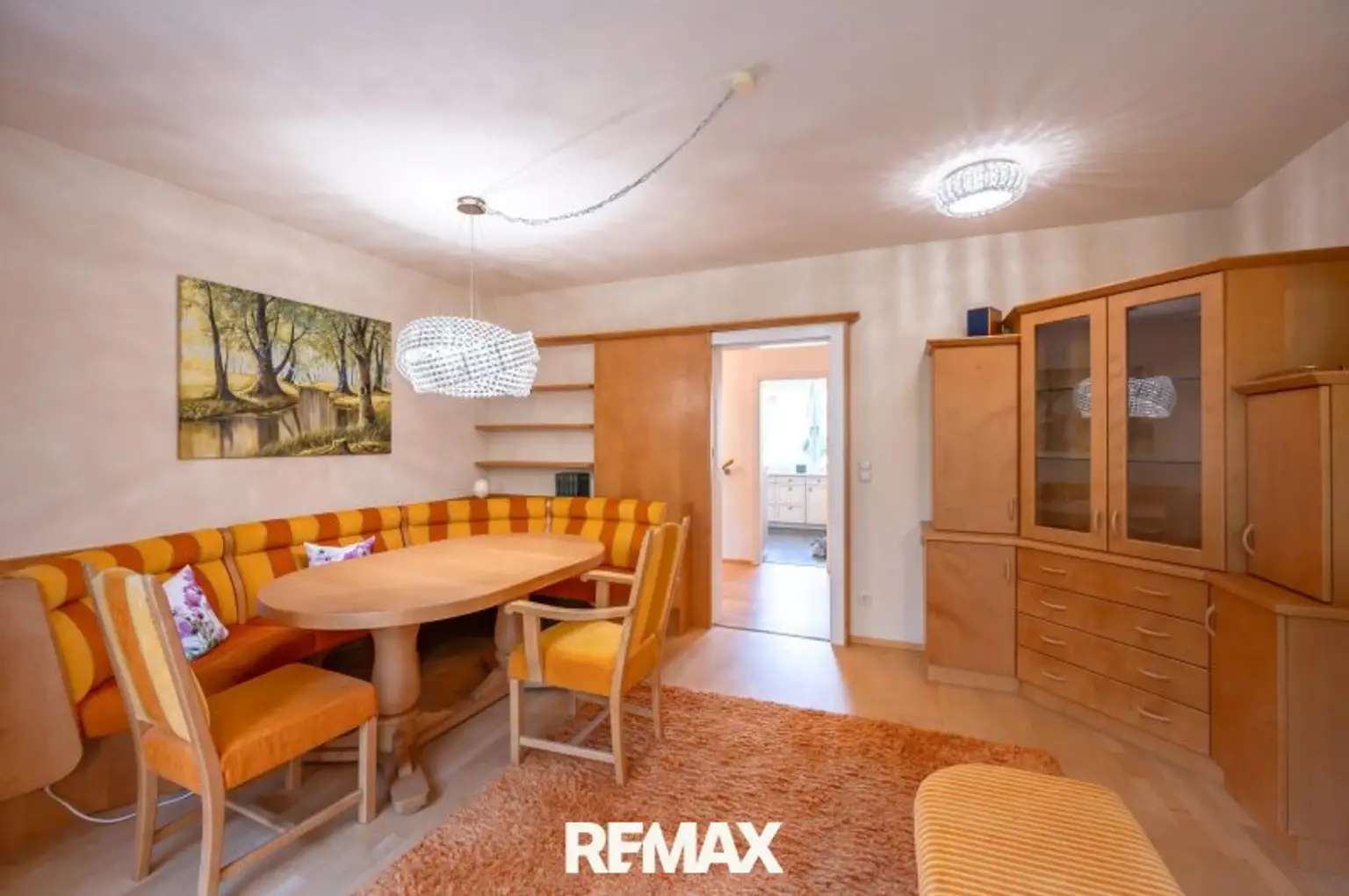 Essecke im Wohnbereich