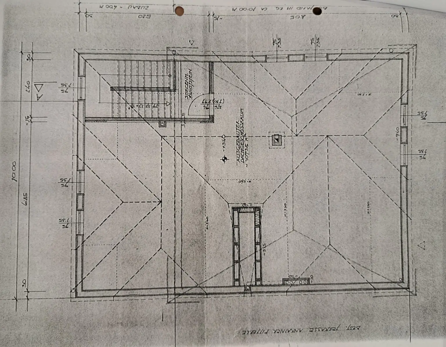Dachboden Plan