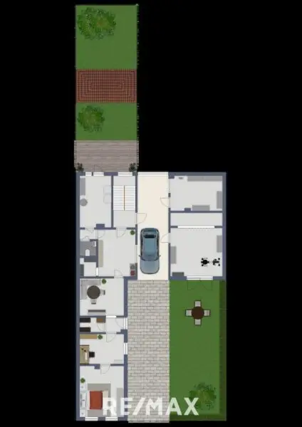 GR EG & GS vorne_OHNE Terrase und Garten hinten