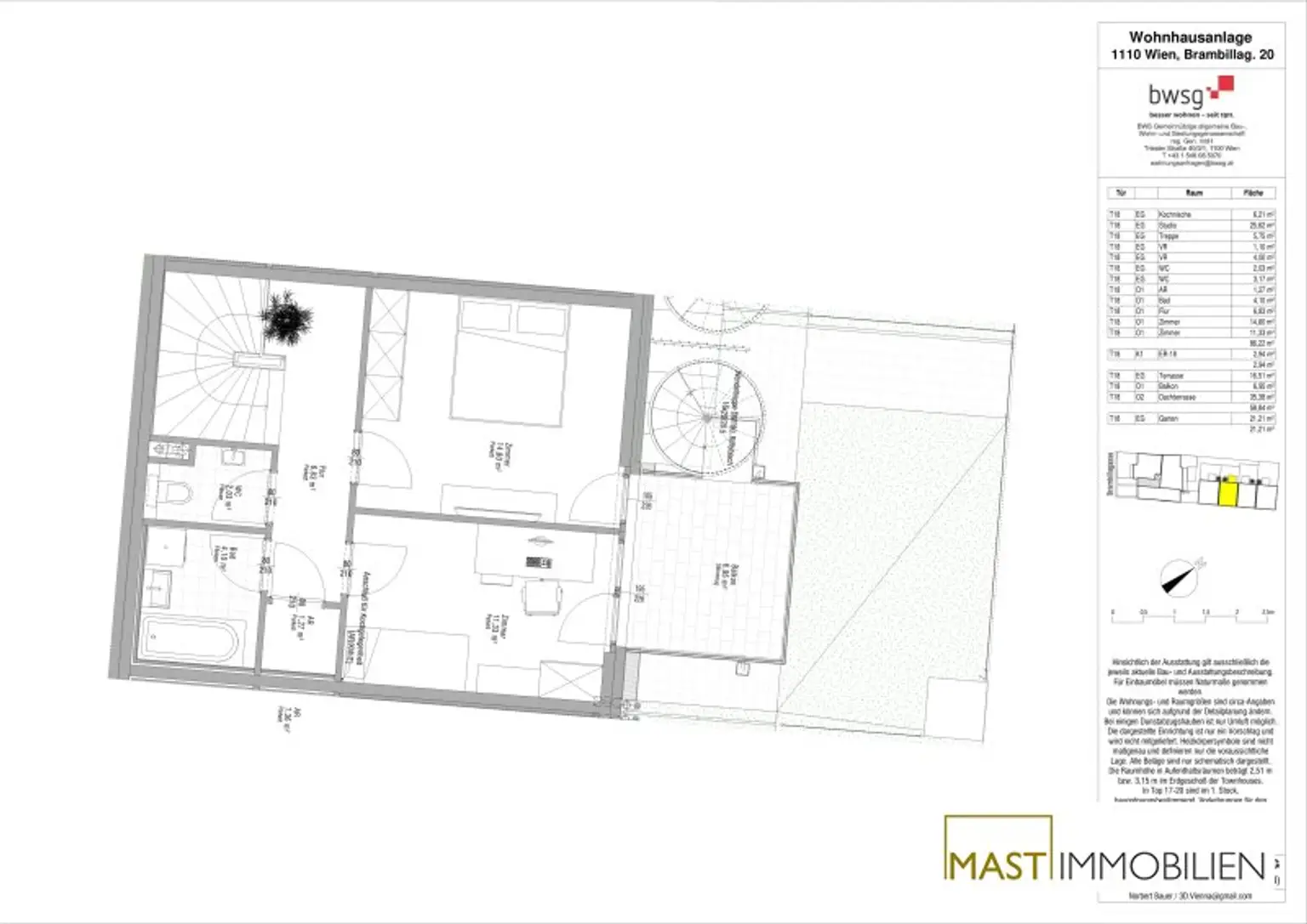 *NEU* Town-House mit 3-Zimmer und Dachterrasse
