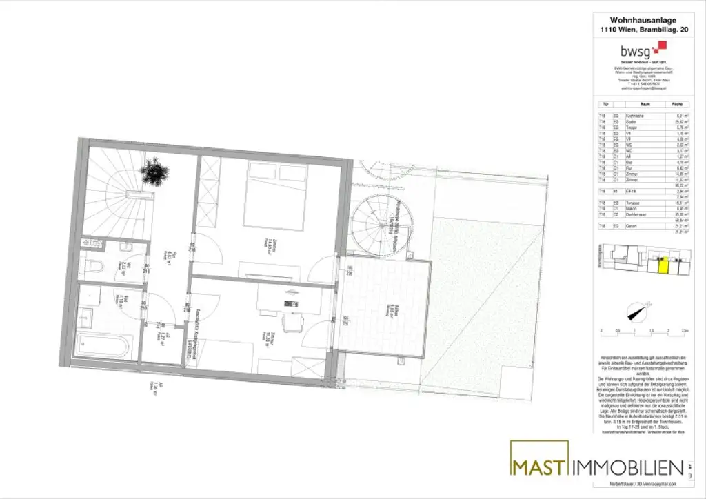 *NEU* Town-House mit 3-Zimmer und Dachterrasse