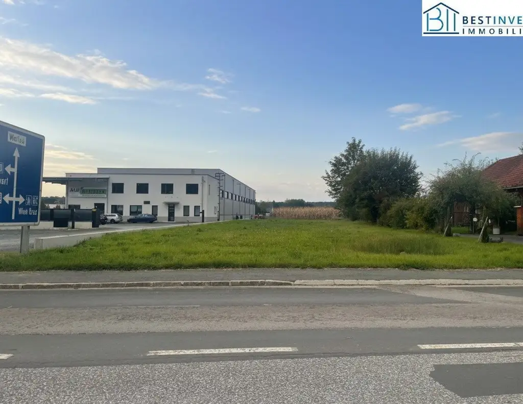 Idealer Gewerbebaugrund & Hausgrund mit top - Infrastruktur nahe Oberwart