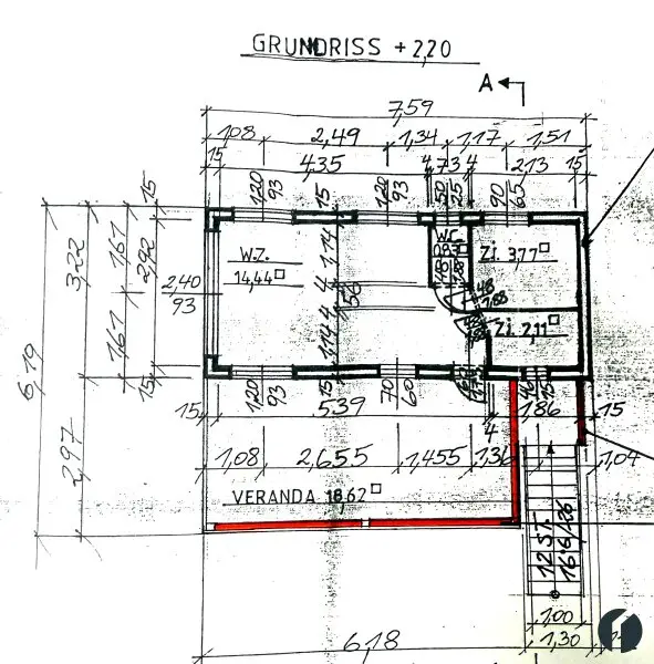 Grundriss Wohngeschoß