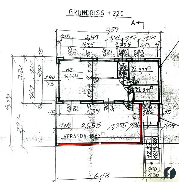 Grundriss Wohngeschoß