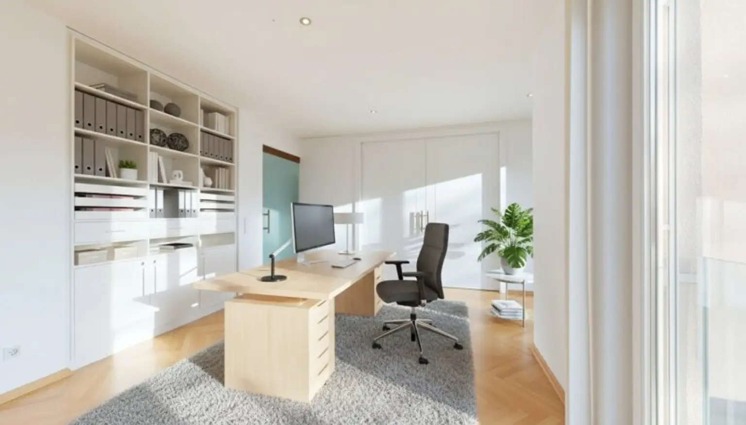 Büro (KI-generiert)