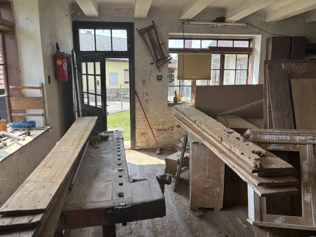 ** MEISTER EDER STYLE ** ... Güssing !! Tischlerwerkstatt mit Geräten und zweitem Haus als Lager !!