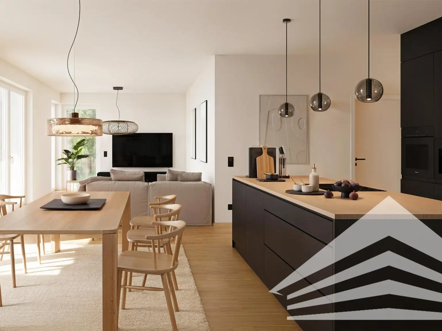 Stiftslichtung St. Florian Visualisierung Wohnen