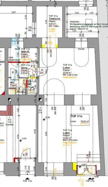 4,86% NETTO-Rendite! Vermietete Gewerbefläche in TOP LAGE in 1090 Wien zu verkaufen