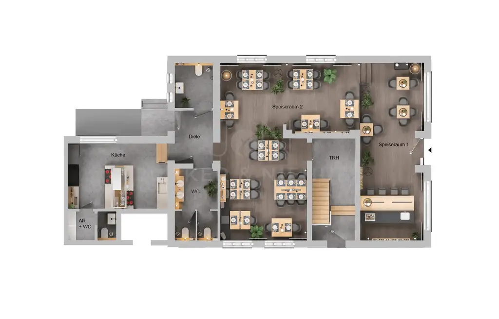 Gestaltungsmöglichkeit Grundriss